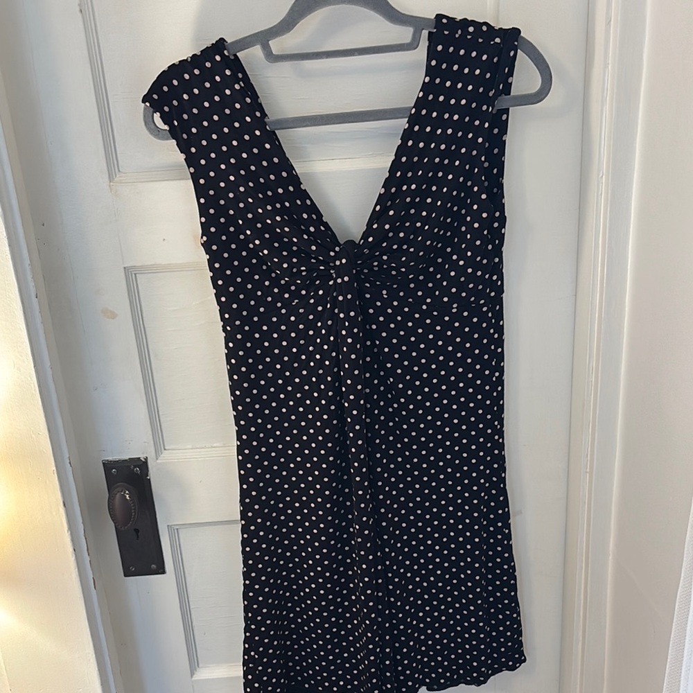 Polka Dot Sleeveless Dress